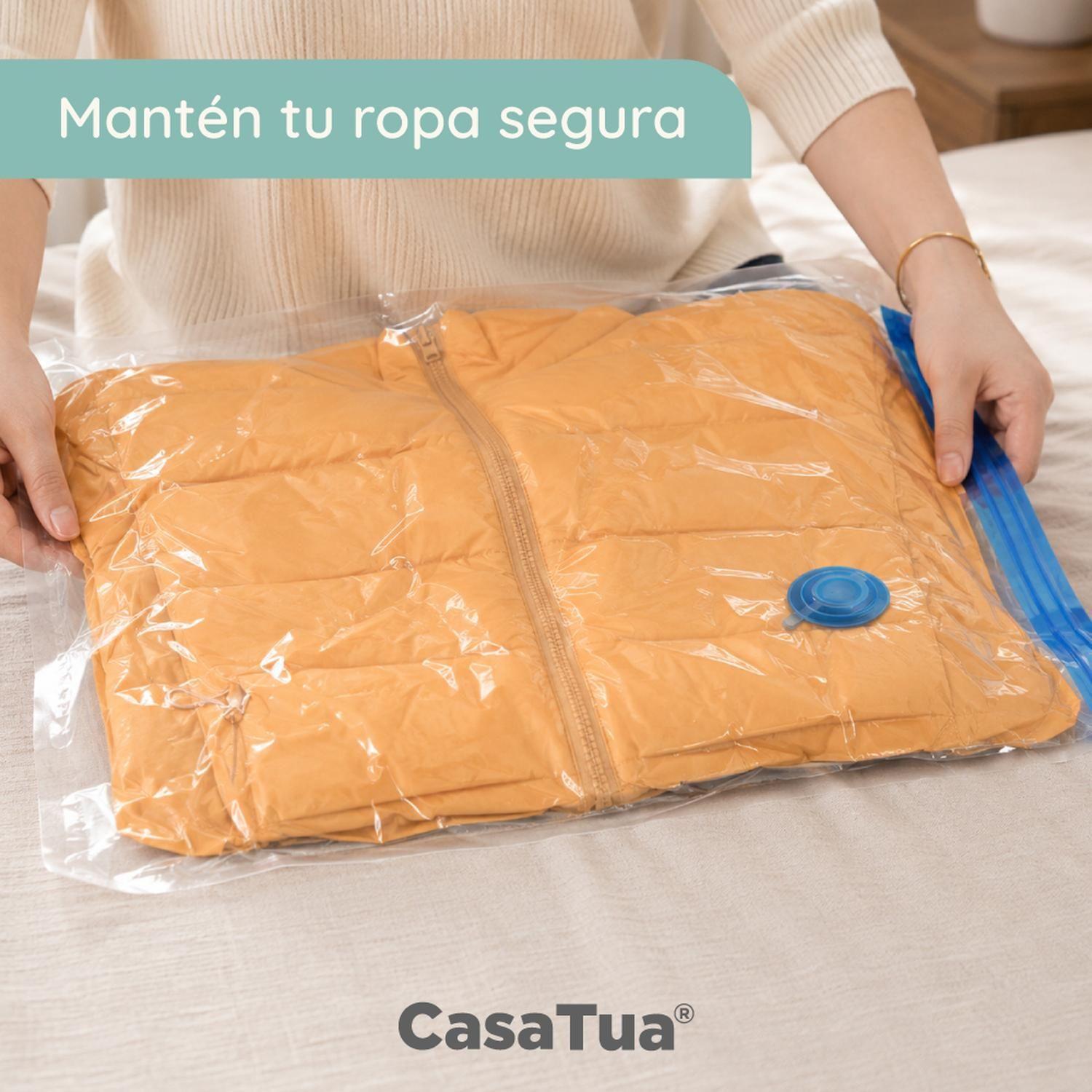 Pack Bolsas Al Vacio CasaTua Compresion Ropa Varios Tamaños-5