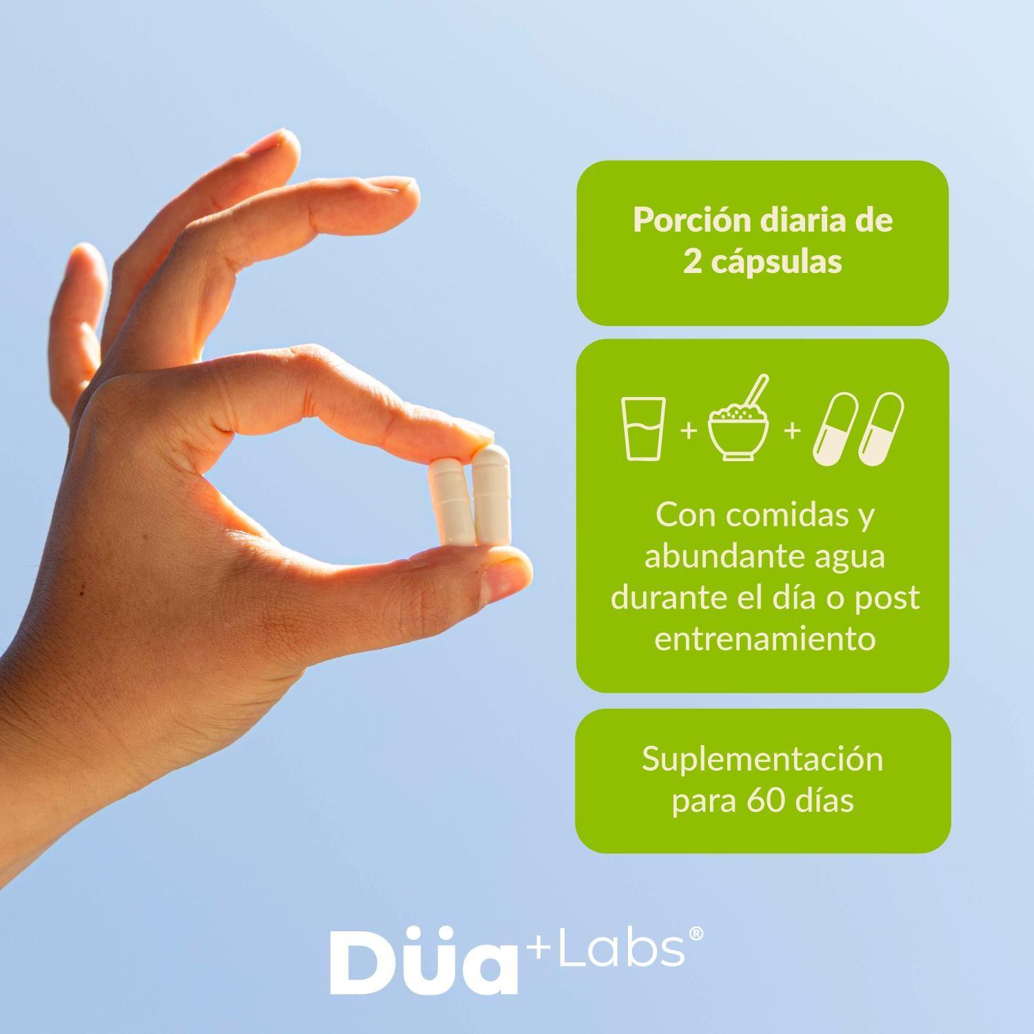 Magnesio Citrato Düa Labs® 800mg 120 Cápsulas Para 60 días-3