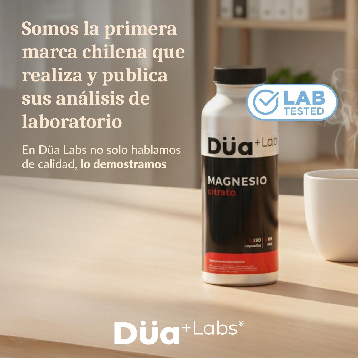 Magnesio Citrato Düa Labs® 800mg 120 Cápsulas Para 60 días-6