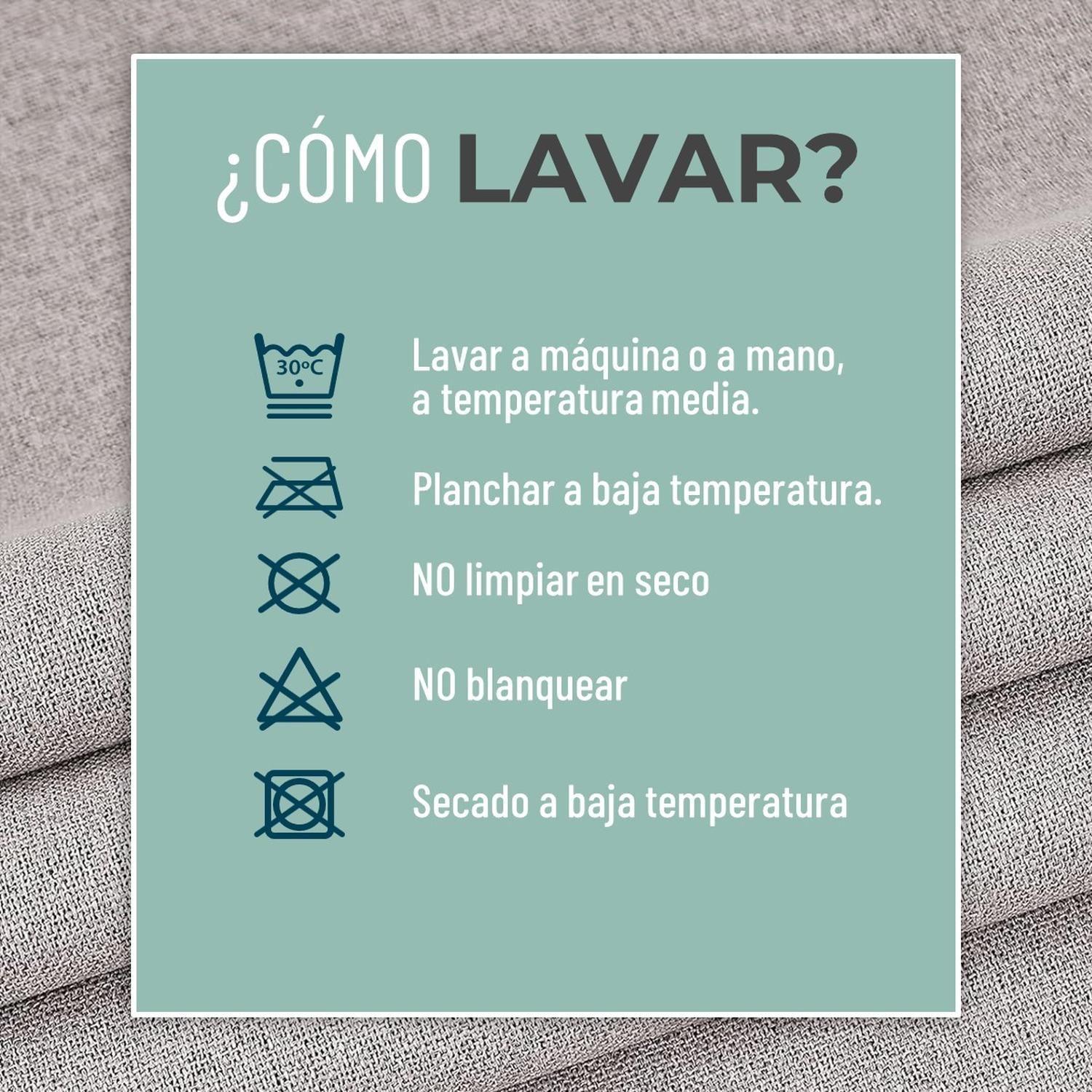 Cortinas Blackout 100% Casatua 2 Paños 140x220 Textura Lino-8