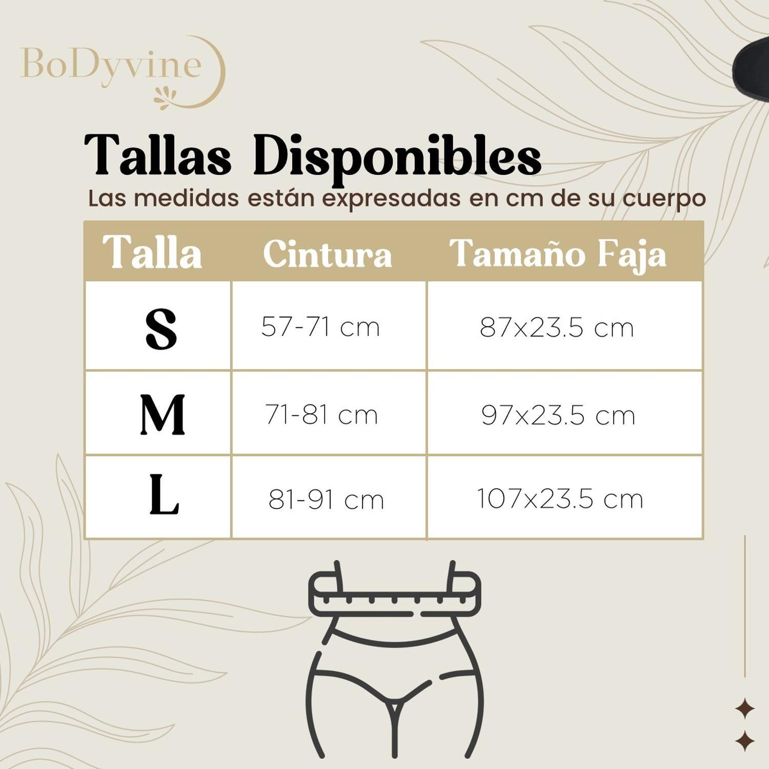 Faja Cinturilla Reductora Reloj de Arena BoDyvine Ajustable-2