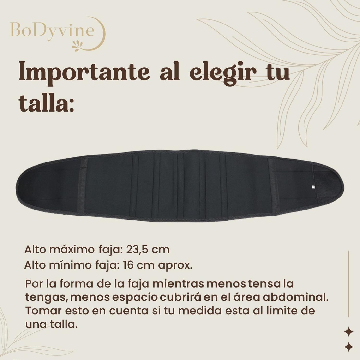 Faja Cinturilla Reductora Reloj de Arena BoDyvine Ajustable-3