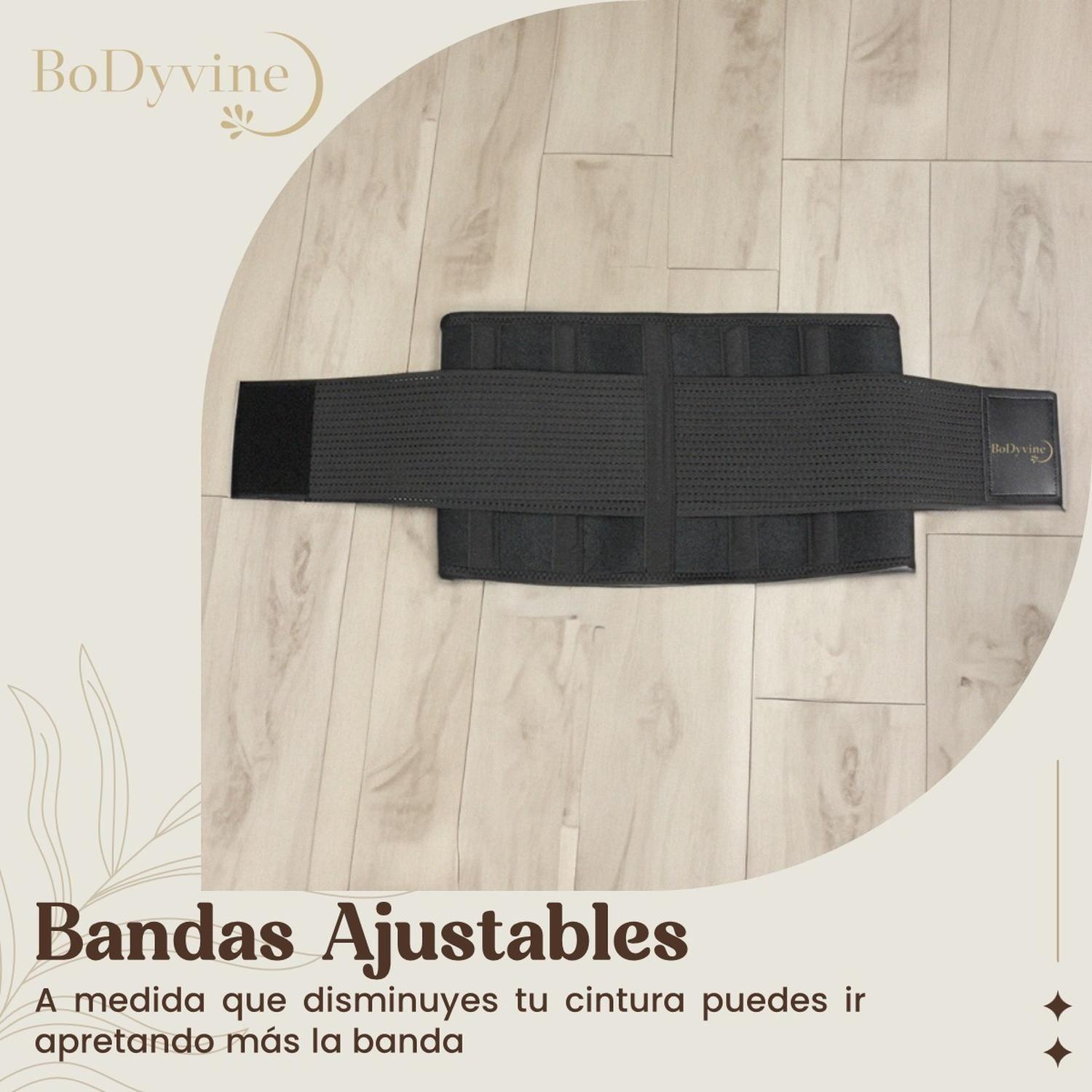 Faja Cinturilla Reductora Reloj de Arena BoDyvine Ajustable-8