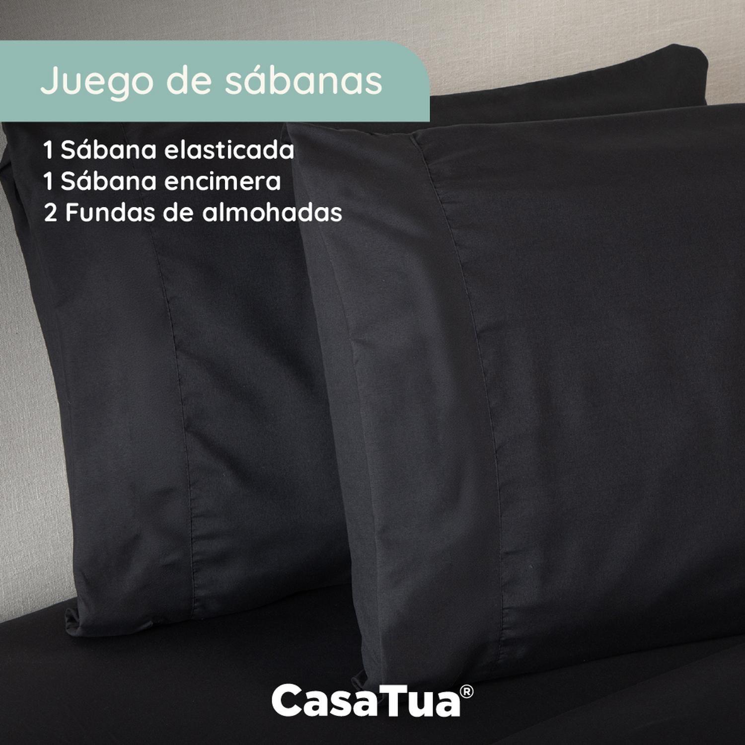 Sabanas 2 Plazas Hotel Casatua Ultra Suave + Fundas-2