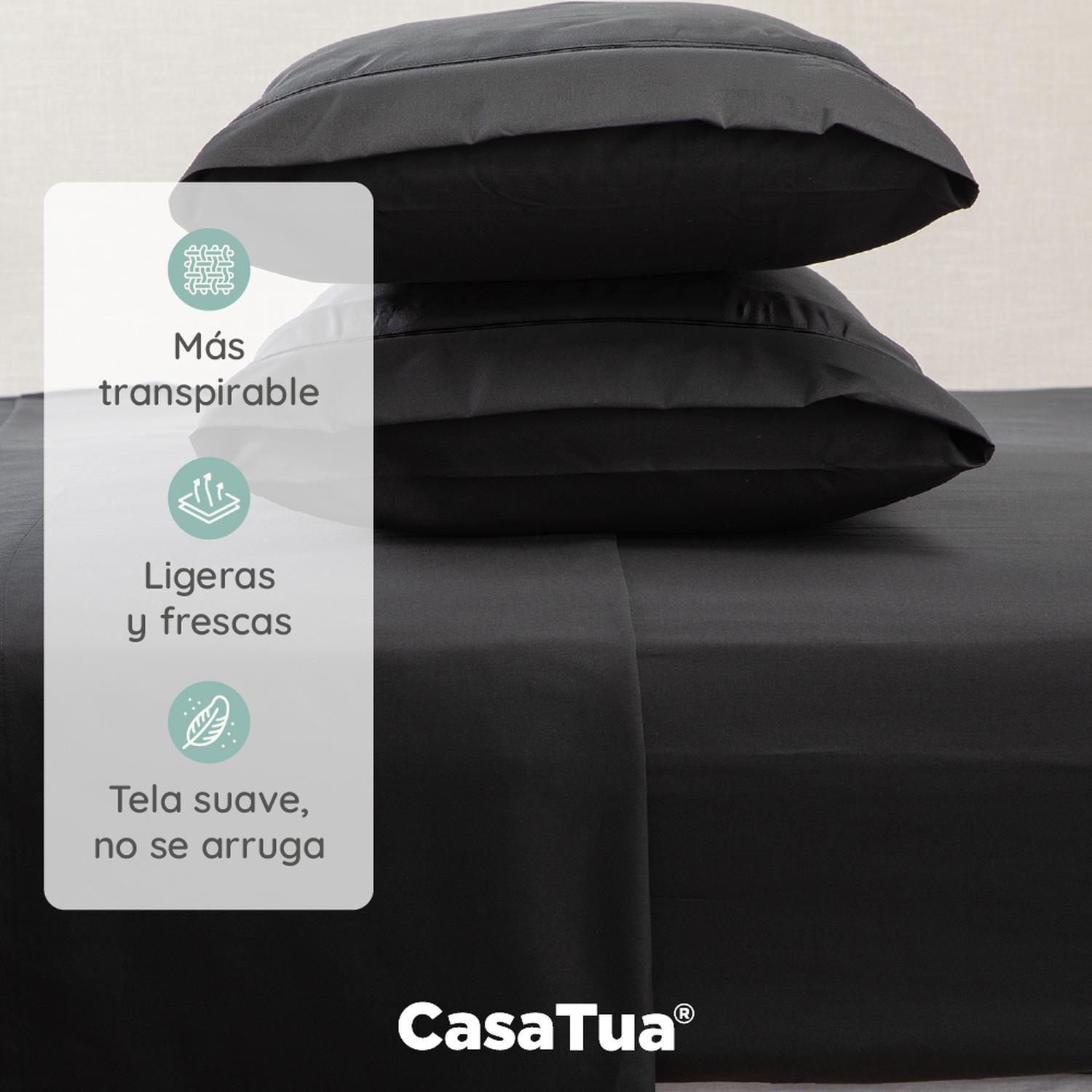 Sabanas 2 Plazas Hotel Casatua Ultra Suave + Fundas-3