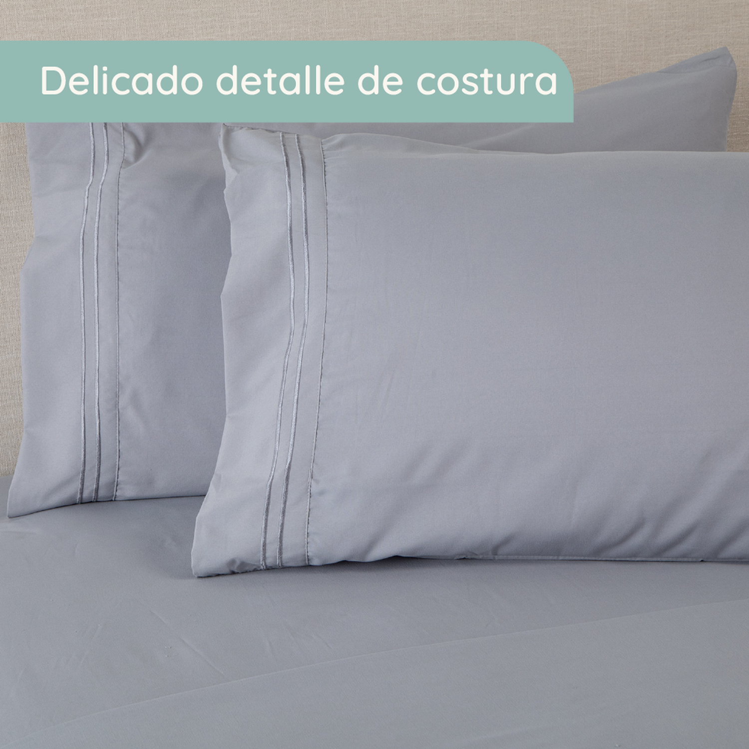 Sabanas 1800 Hotel Ultra Suave Funda Bordada-5