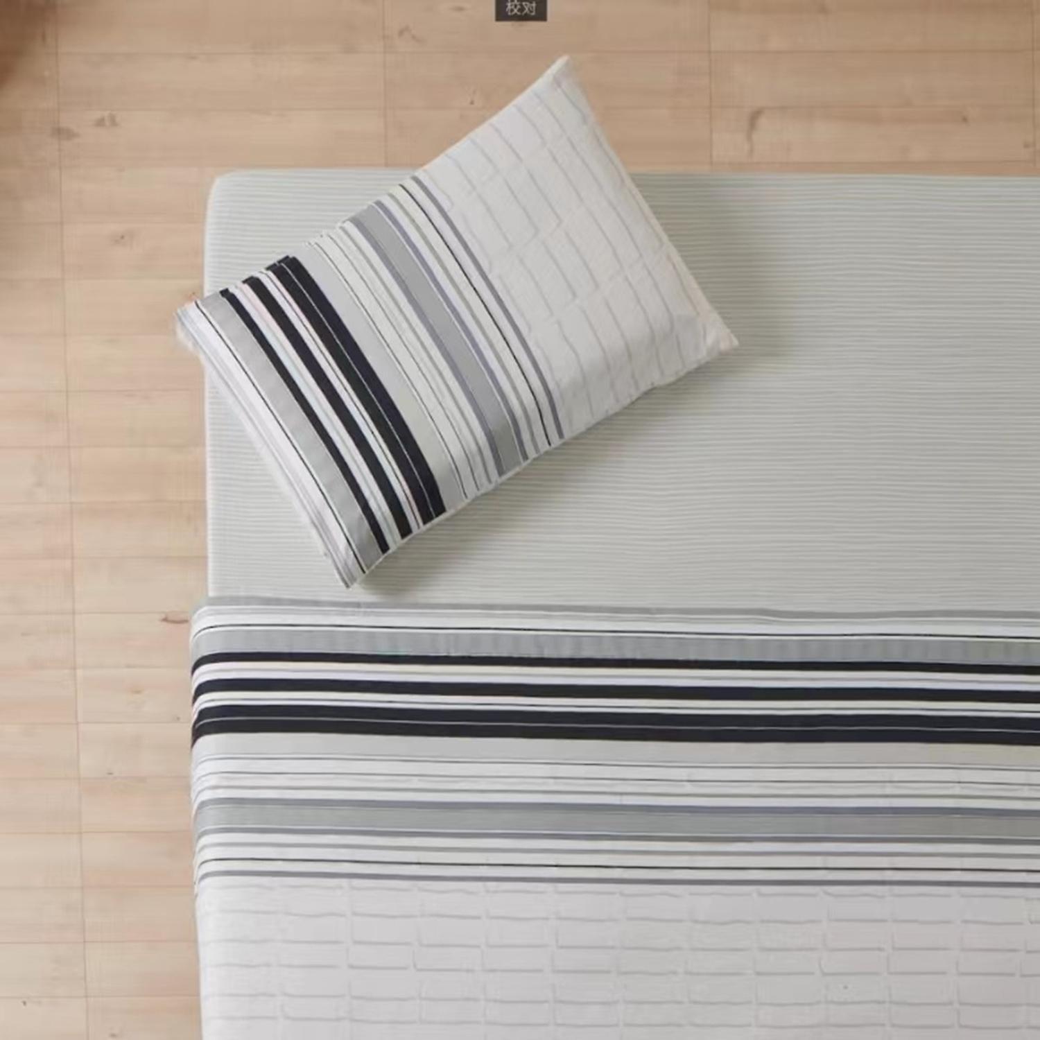Juego Sabanas Estampadas Ultra Suave +Funda Almohada Casatua 1.5 PlazasDiseño 2-0