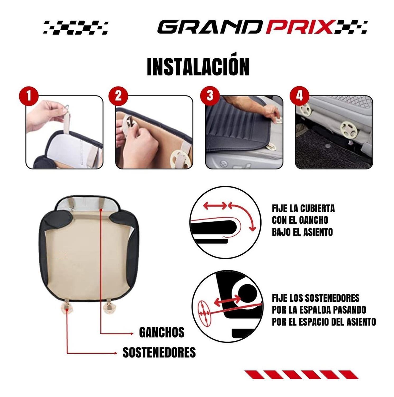 Protector Funda De Asiento Auto Ecocuero GrandPrix Universal-6