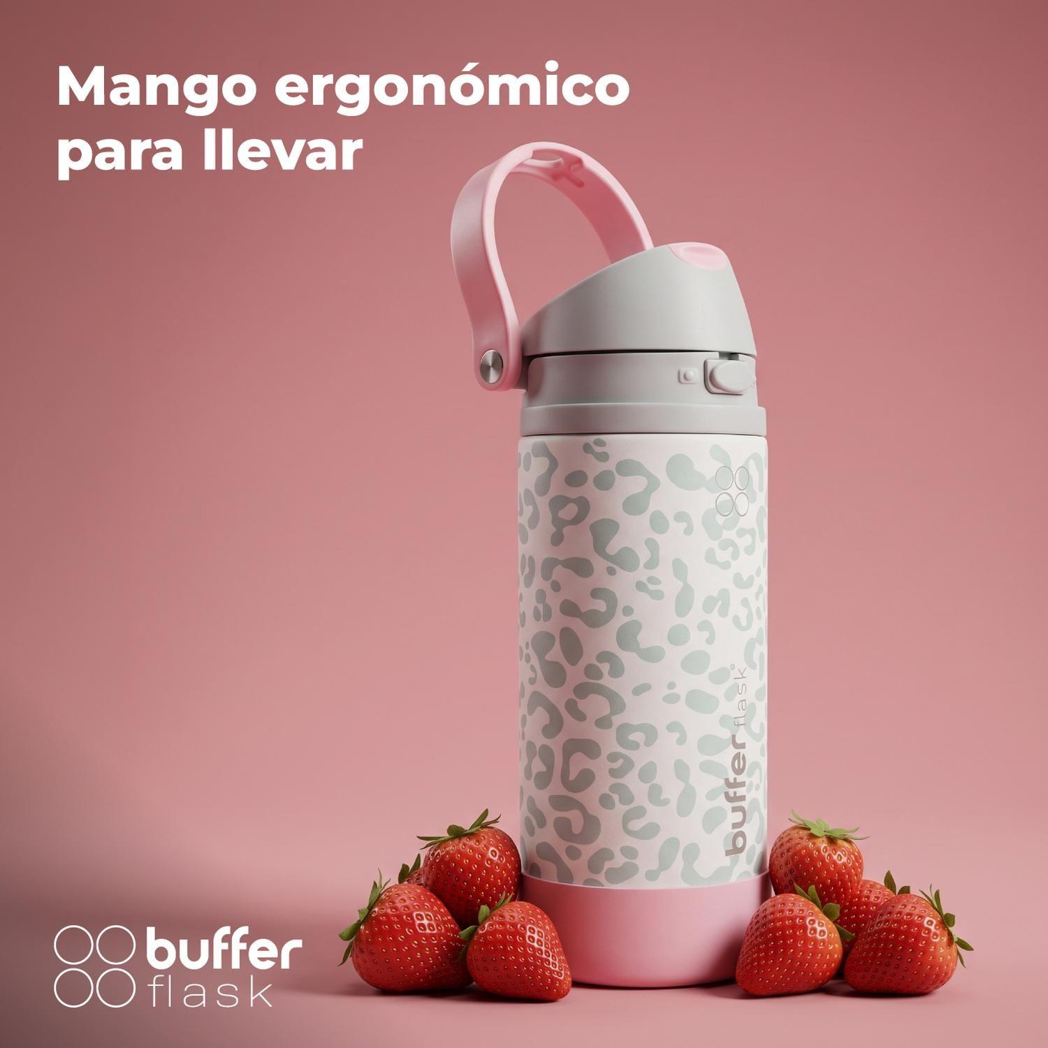Termo Botella Termica Agua Buffer Niña Acero Inox 550ml x2-3