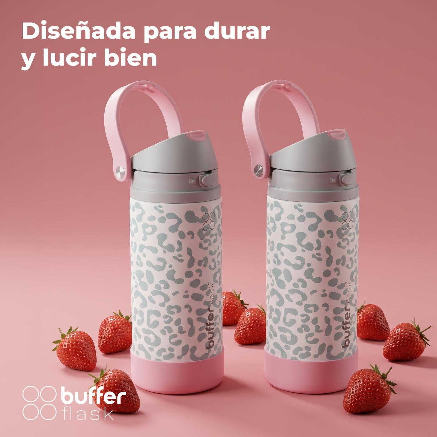 Termo Botella Termica Agua Buffer Niña Acero Inox 550ml x2-5