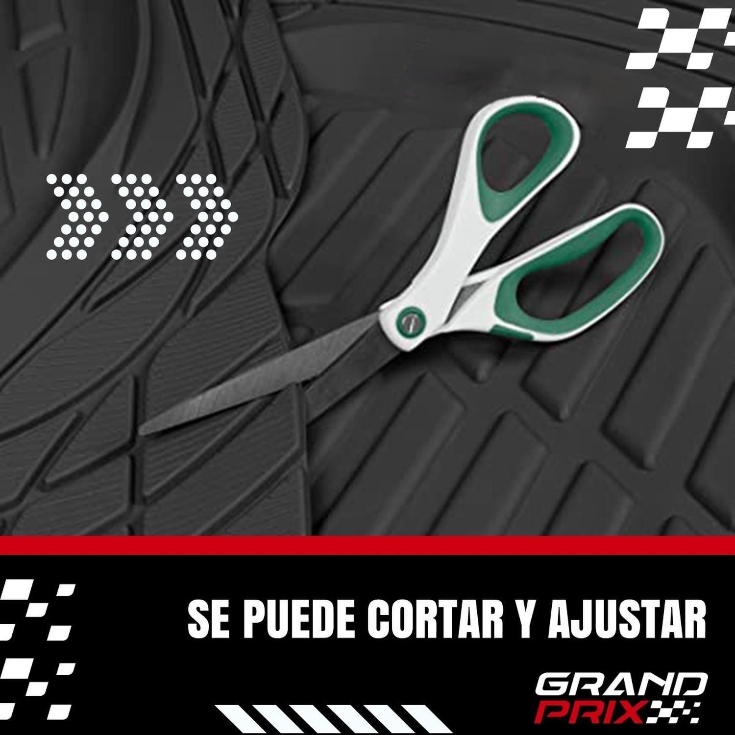 Alfombra Piso De Goma Auto Universal Grand Prix Set 4 Piezas-3