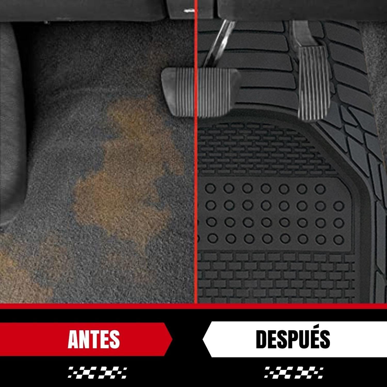 Alfombra Piso De Goma Auto Universal Grand Prix Set 4 Piezas-4