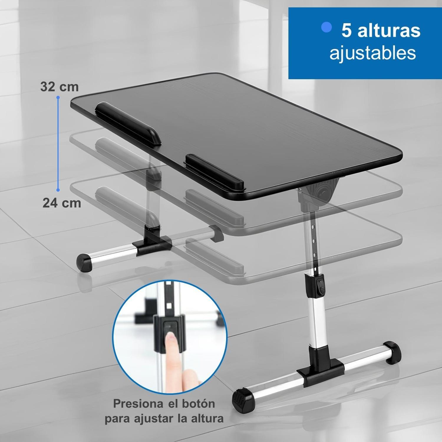 Mesa Plegable Soporte para Notebook Macbook Multiuso Madera-2
