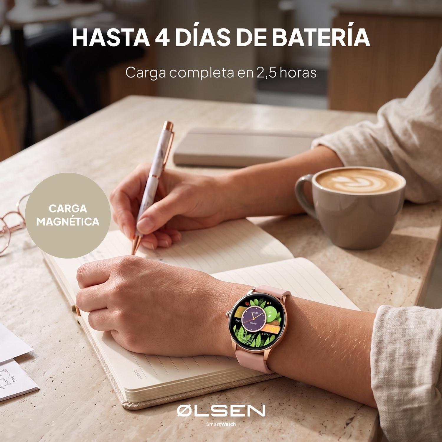 Smartwatch Reloj Inteligente Mujer Olsen AMOLED BT Llamadas-3