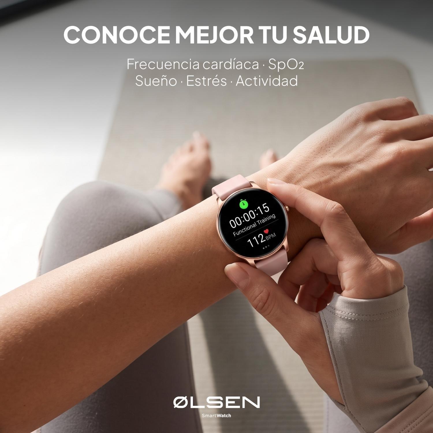 Smartwatch Reloj Inteligente Mujer Olsen AMOLED BT Llamadas-5