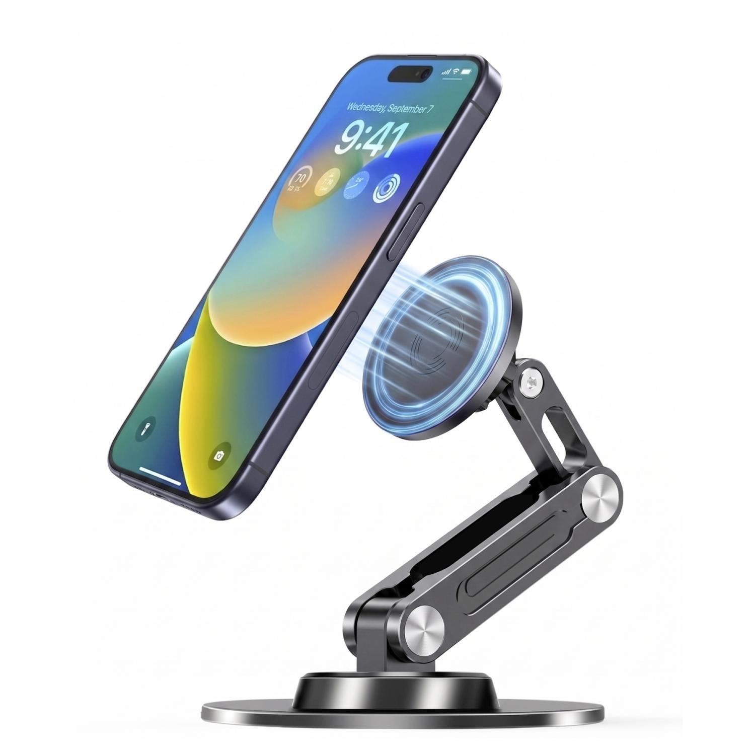 Soporte Porta Celular Escritorio Magnetico Linkon 360°-0