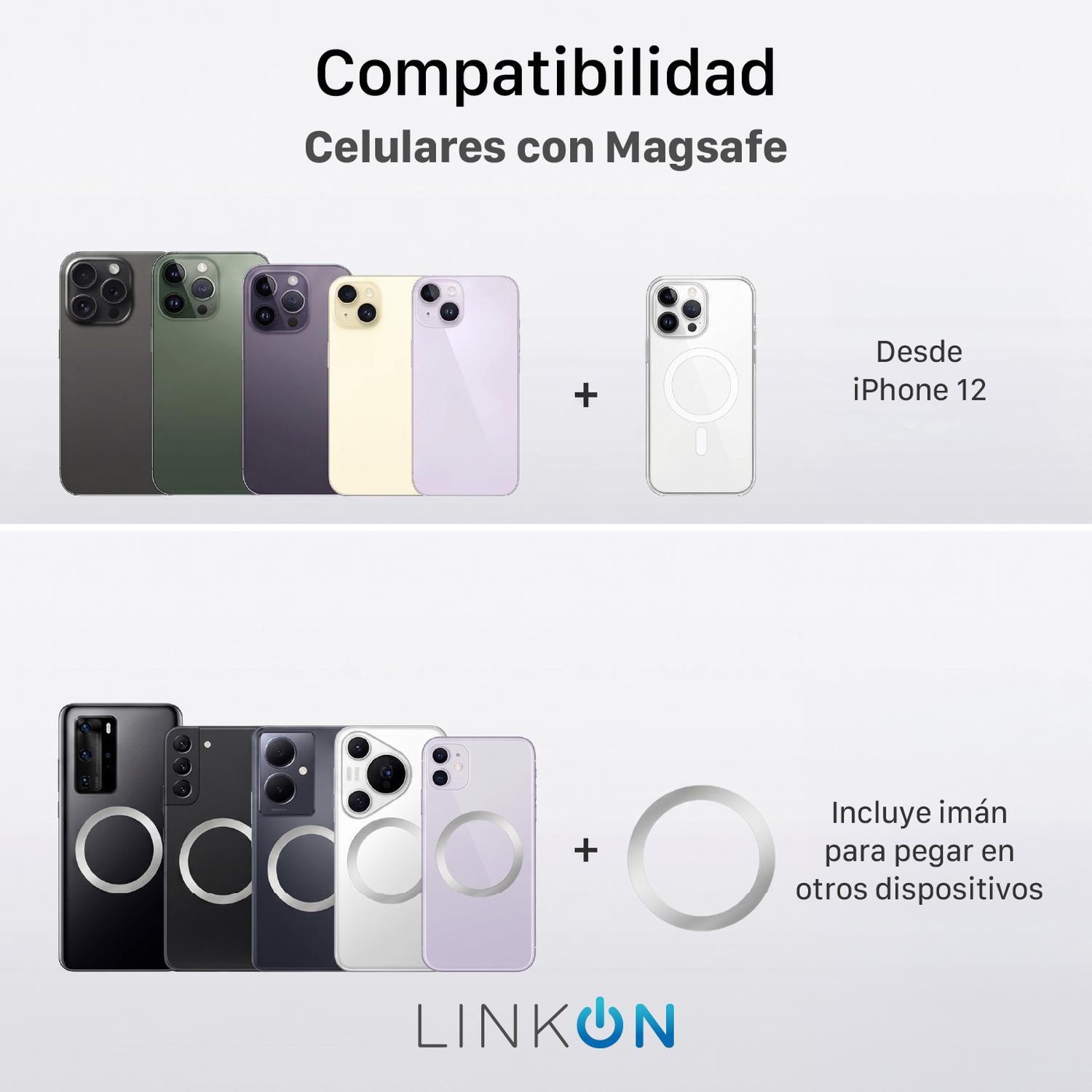 Soporte Porta Celular Escritorio Magnetico Linkon 360°-2