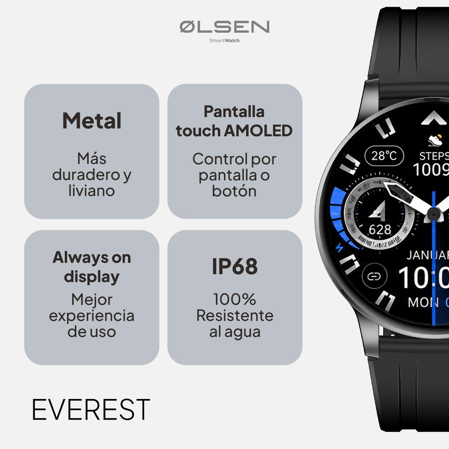 Smartwatch Reloj Inteligente Olsen AMOLED Bluetooth Llamadas-2