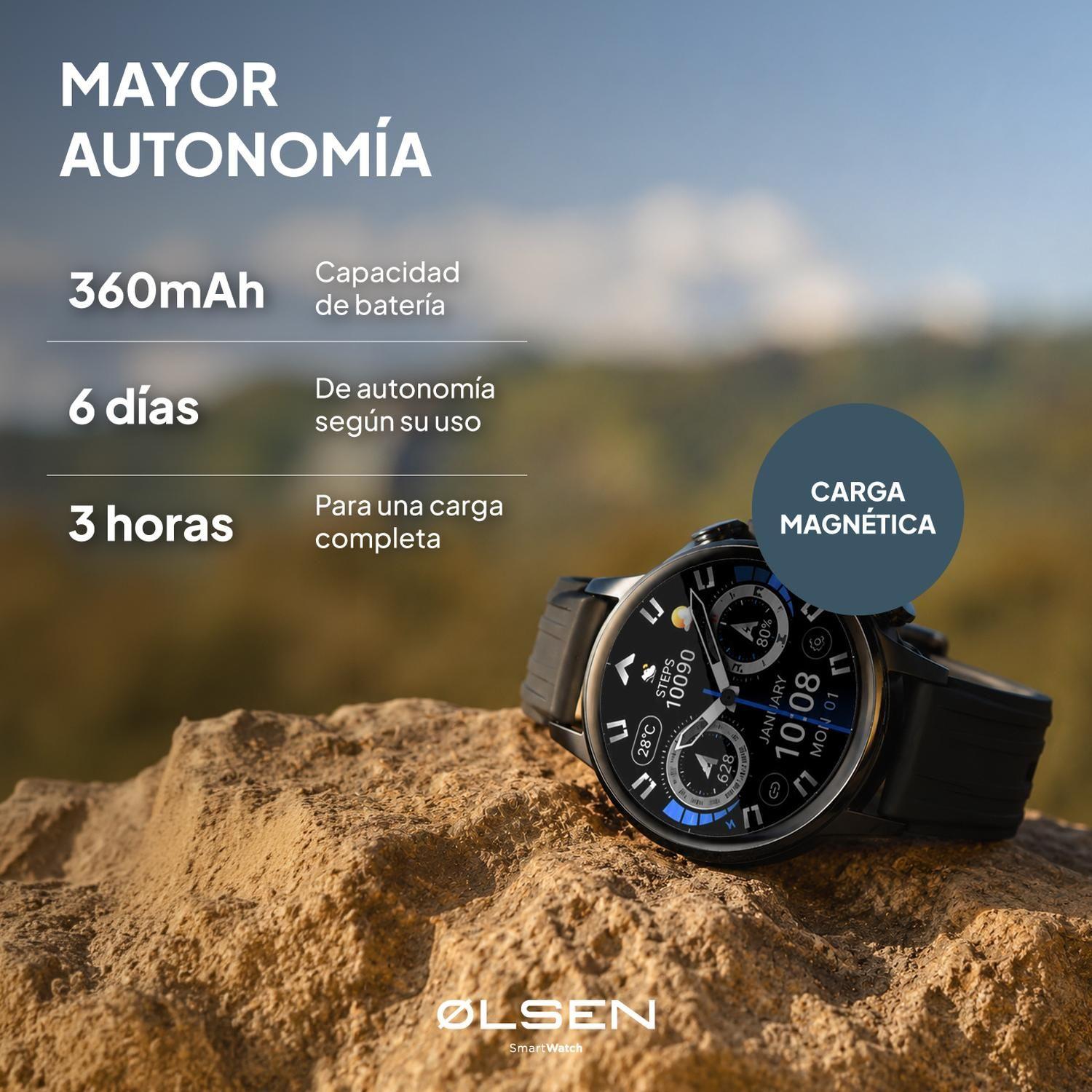 Smartwatch Reloj Inteligente Olsen AMOLED Bluetooth Llamadas-4