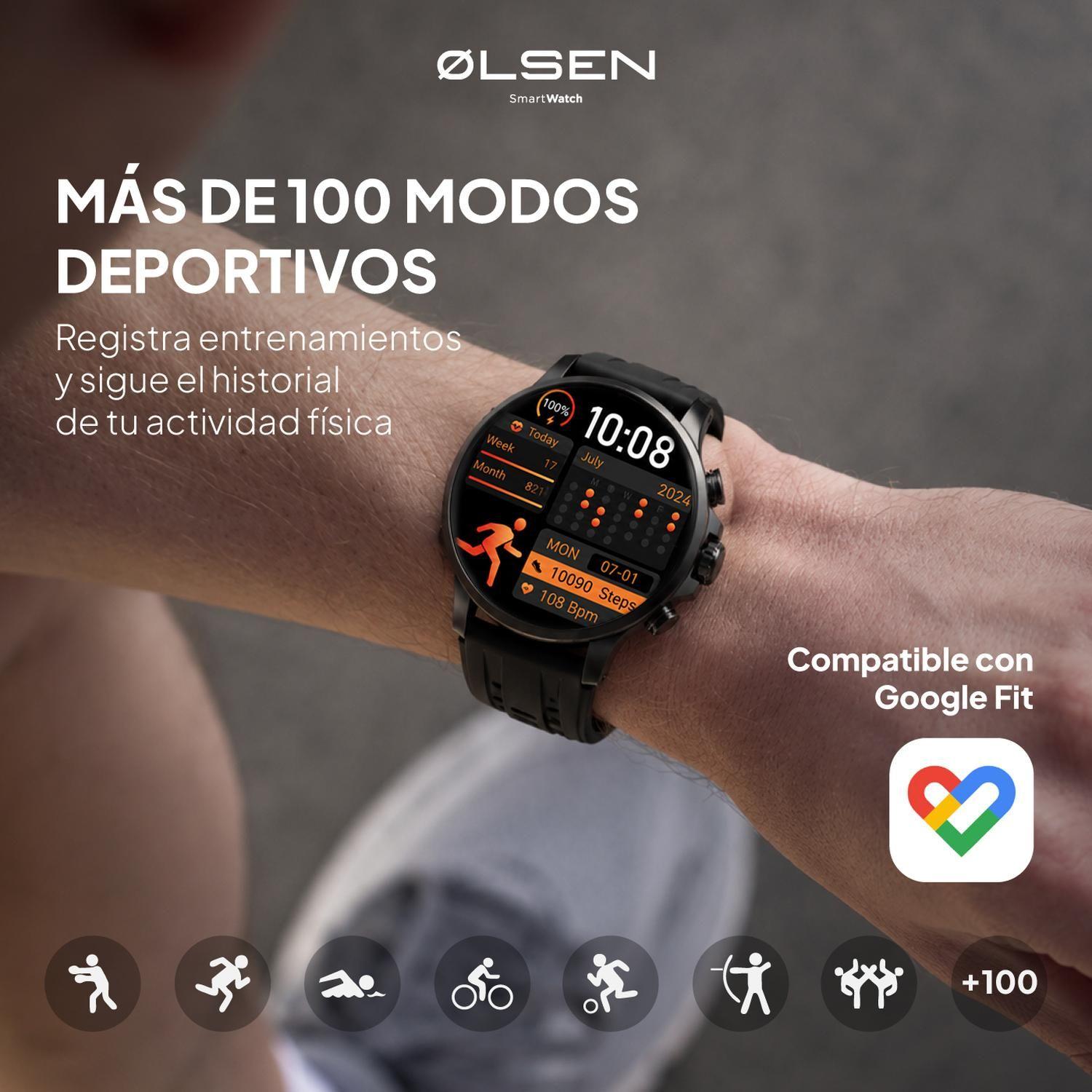 Smartwatch Reloj Inteligente Olsen AMOLED Bluetooth Llamadas-5