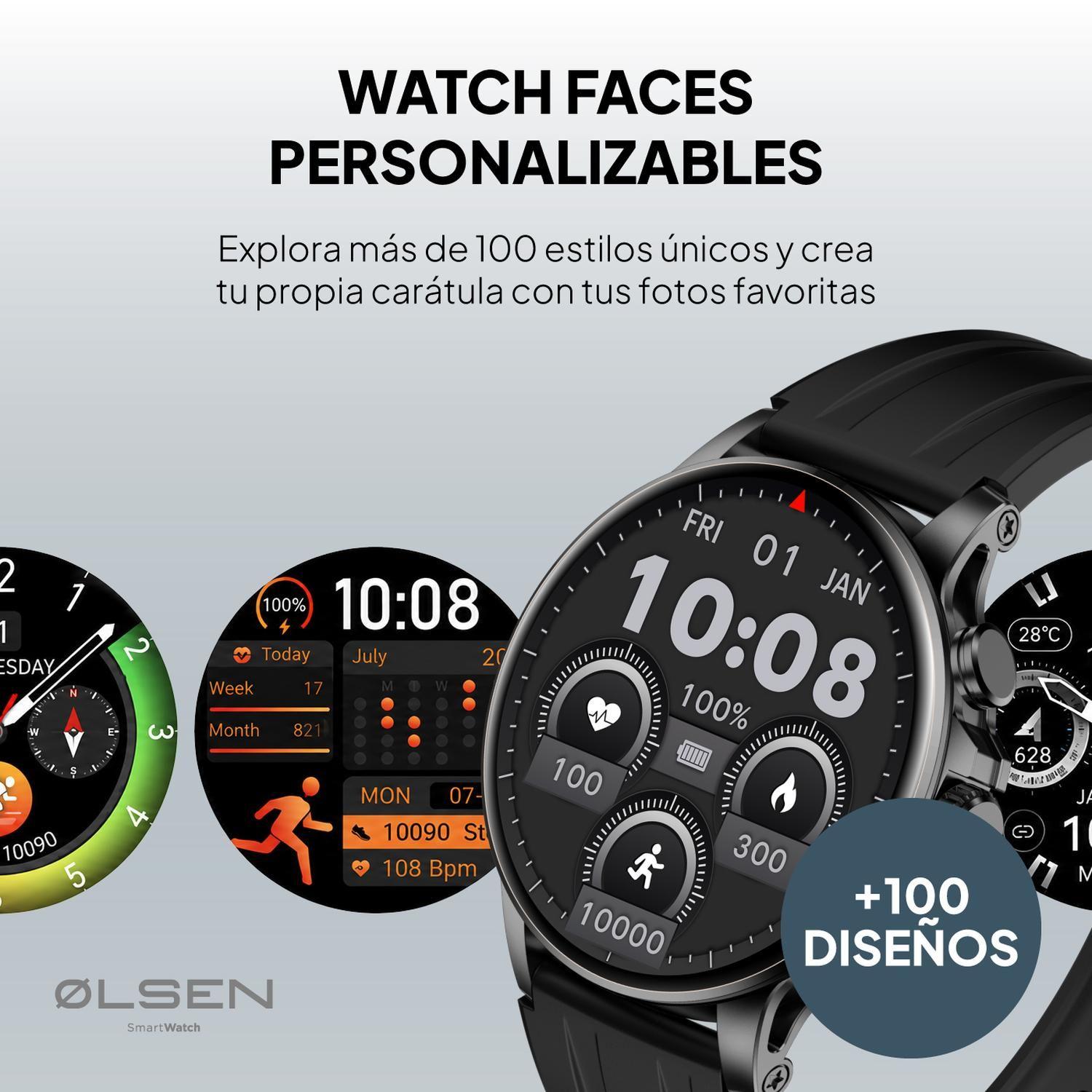 Smartwatch Reloj Inteligente Olsen AMOLED Bluetooth Llamadas-6