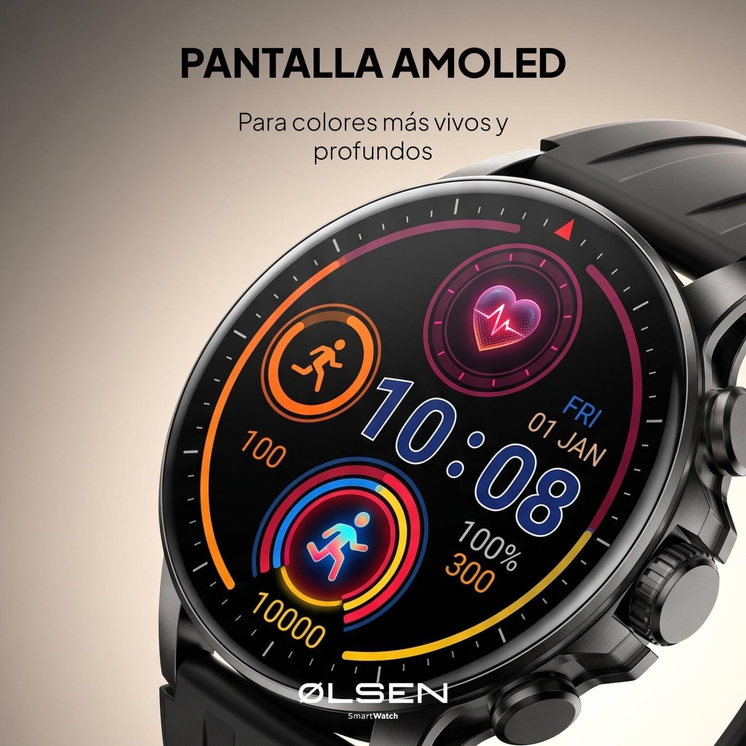 Smartwatch Reloj Inteligente Olsen AMOLED Bluetooth Llamadas-1