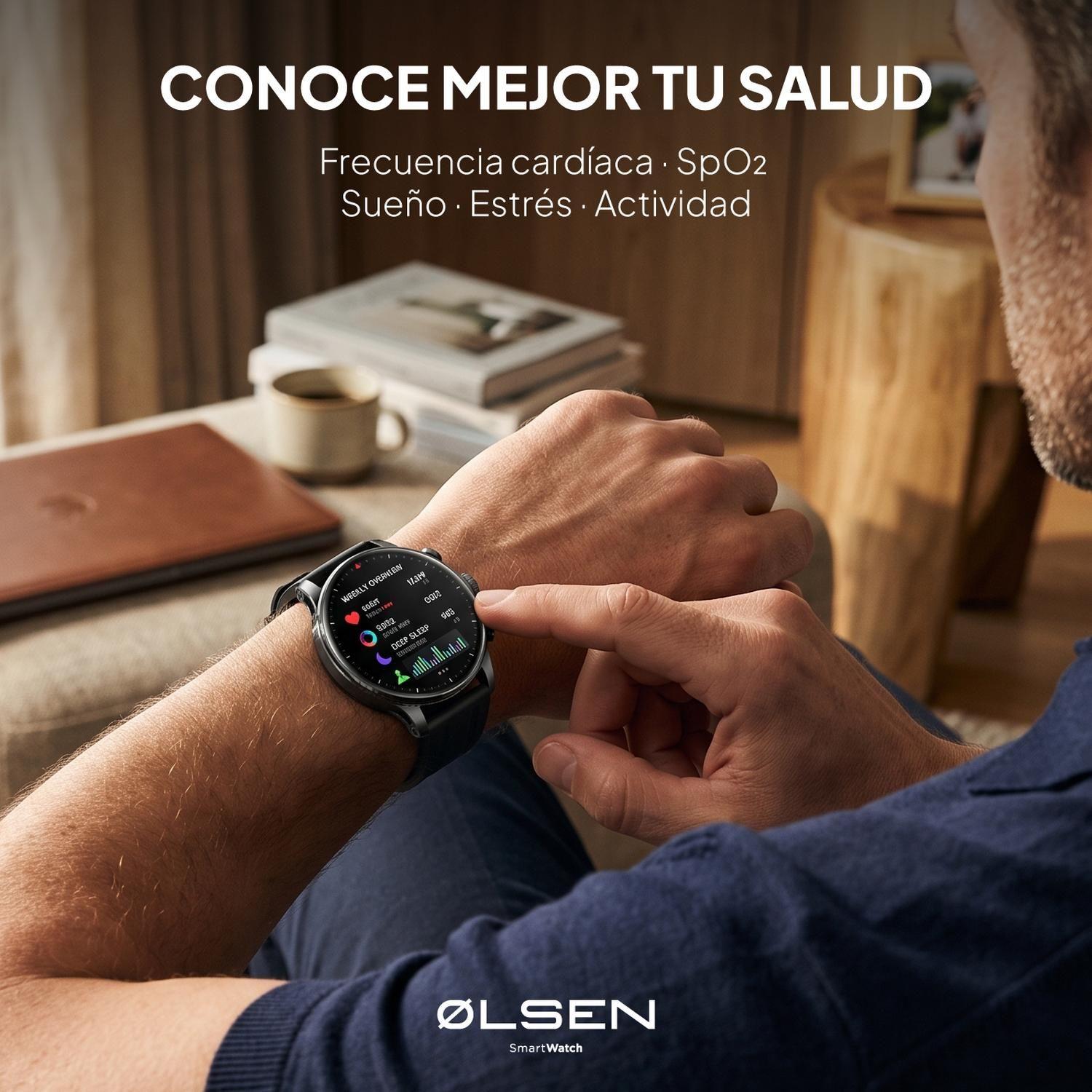 Smartwatch Reloj Inteligente Olsen AMOLED Bluetooth Llamadas-6