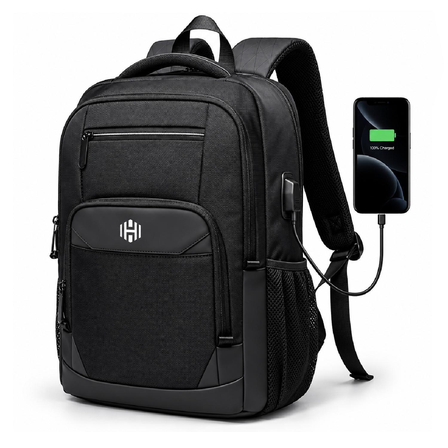 Mochila Notebook Impermeable Antirrobo Nylon Balistico-0