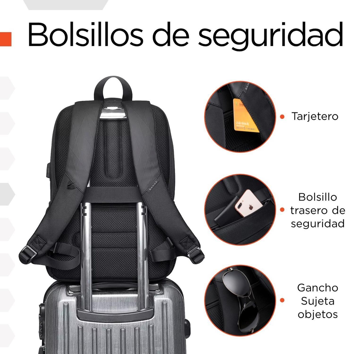 Mochila Notebook Impermeable Antirrobo Nylon Balistico-3