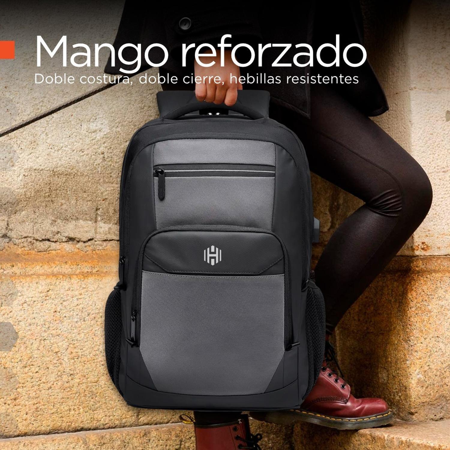 Mochila Notebook Impermeable Antirrobo Nylon Balistico-5