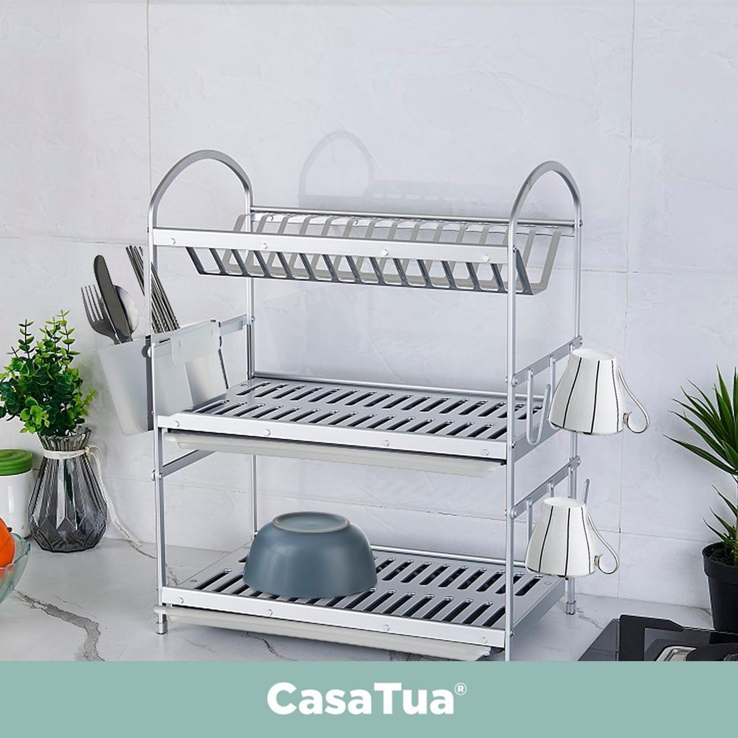 Secaplatos Escurridor 3 Niveles Aluminio 100% Inoxidable-8