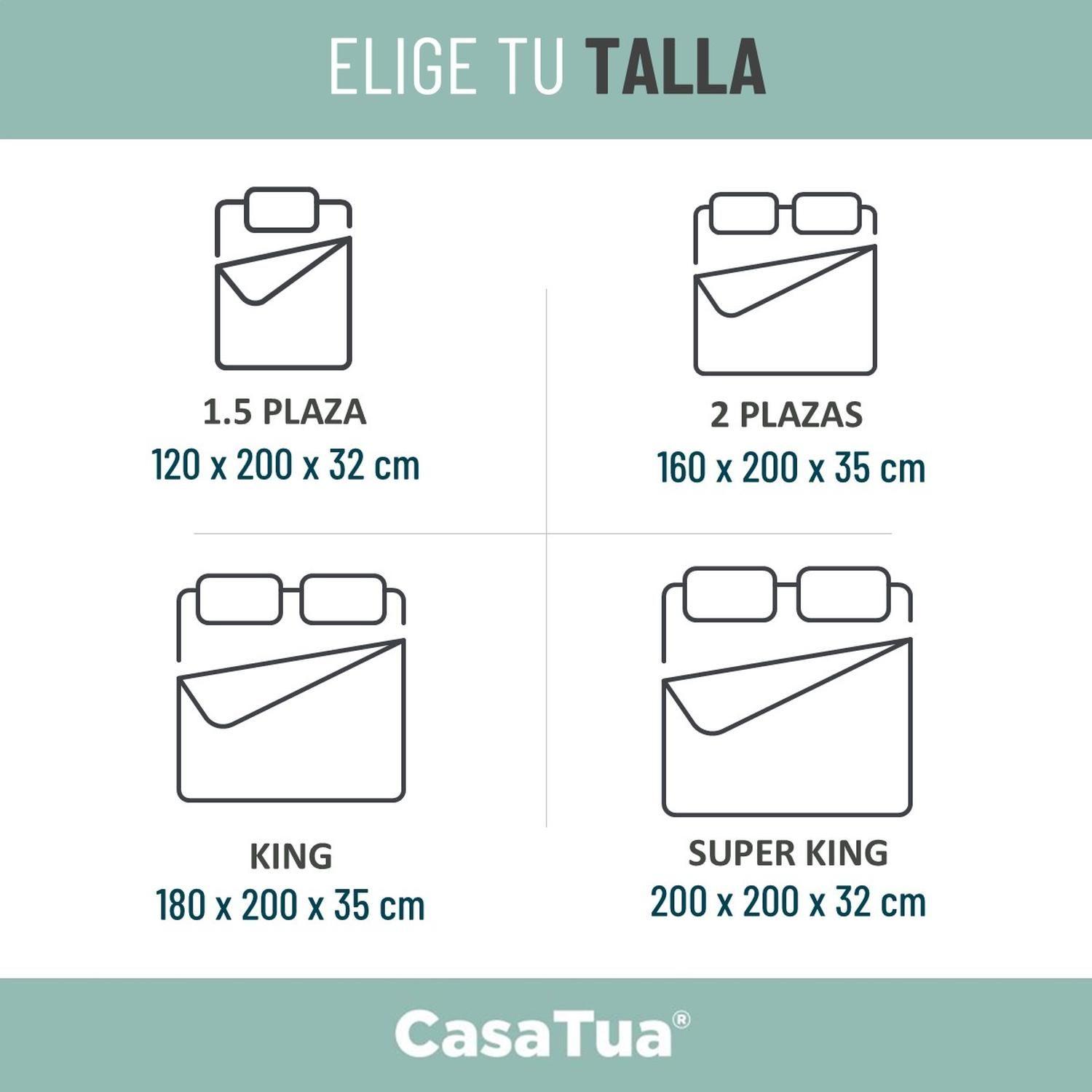 Cubre Colchon Protector Impermeable Bambú 1.5 Plazas-9