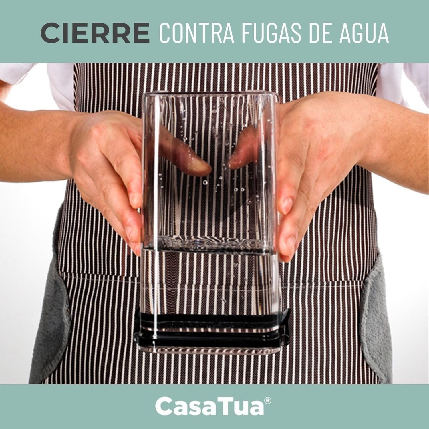 Contenedores Alimento Hermeticos Apilable Set 6 Cierre Facil-3