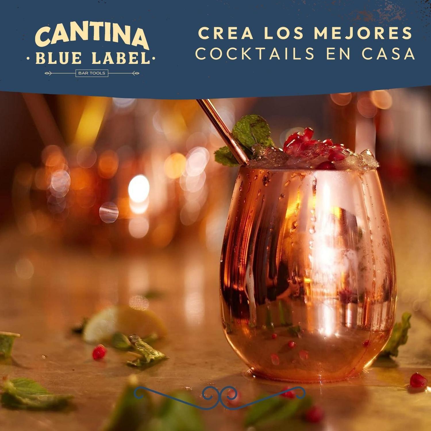 Mug Vasos De Cobre Set 2 Cantina Moscow Mule Coctel Tragos-7