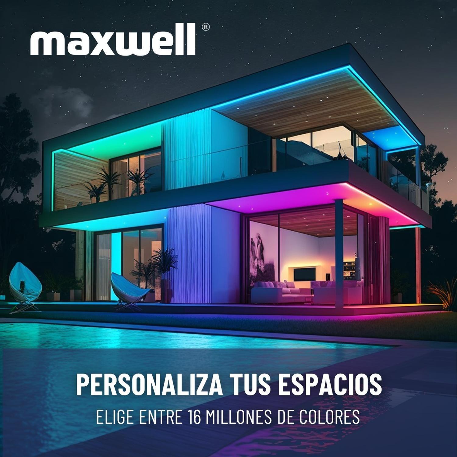 Tira Cinta Luces Led RGB Wifi Maxwell 20 Metros Total Kit-2