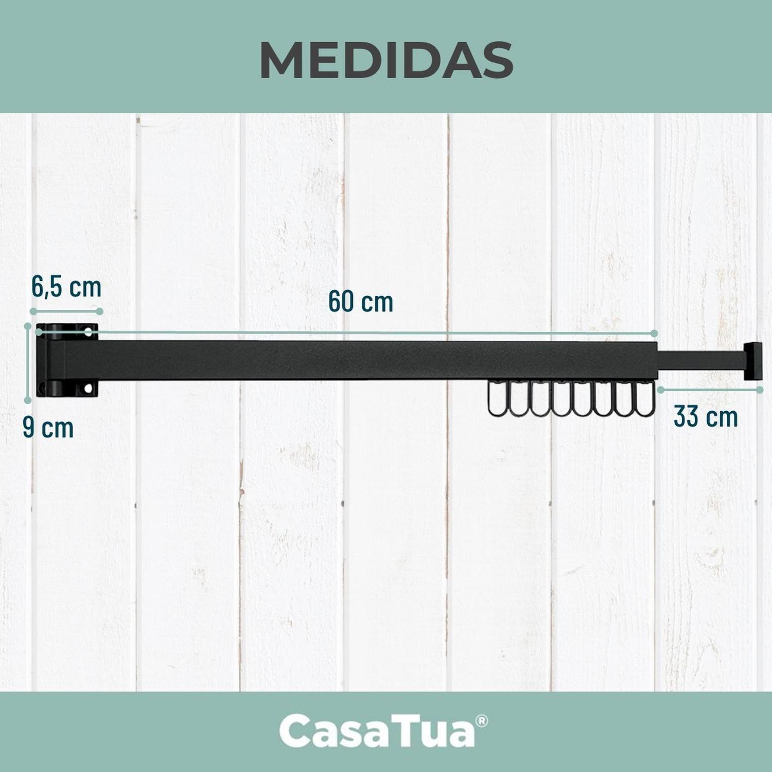 Tendedero Plegable Colgador Ropa Tamaño Ajustable CasaTua-6