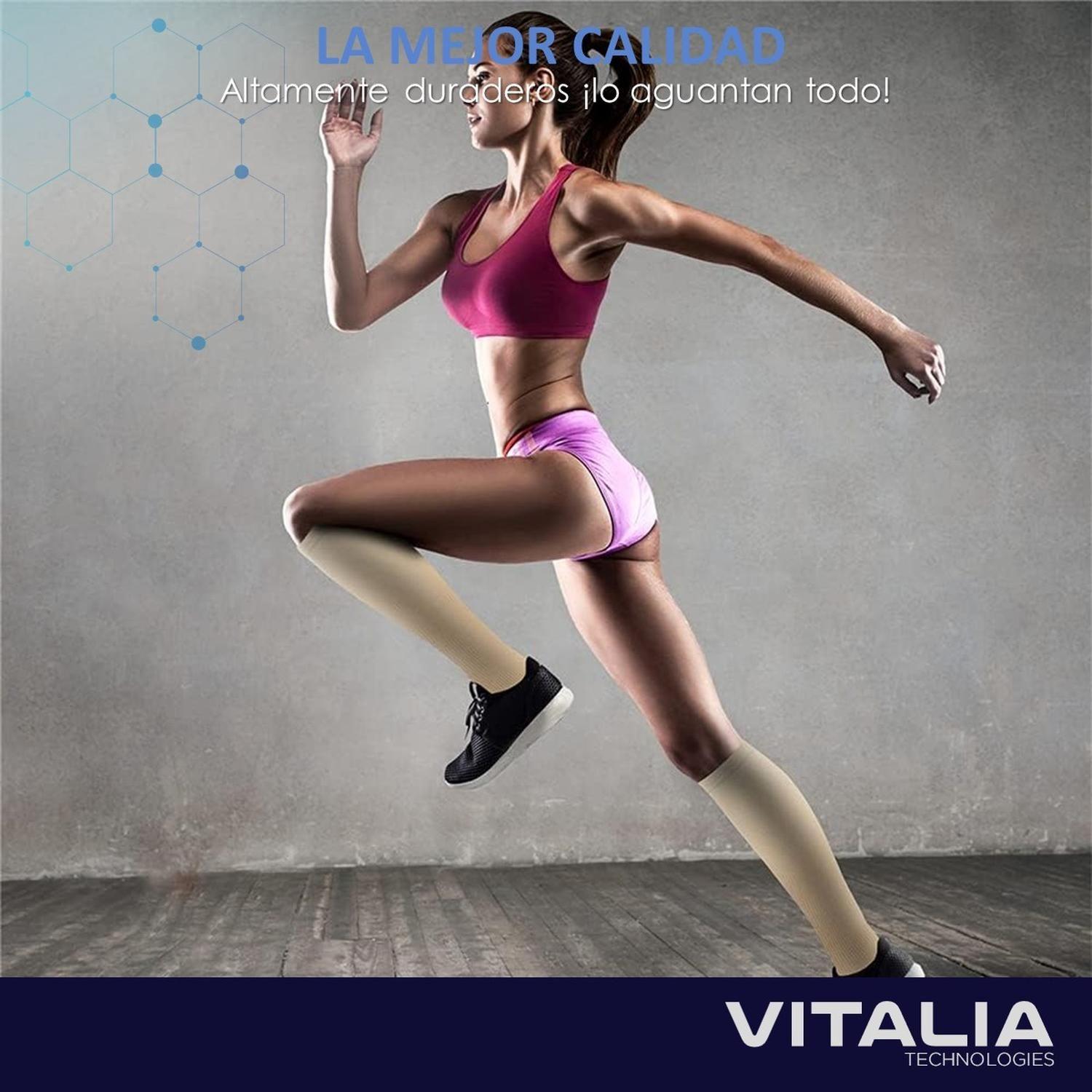 Medias Calcetines de Compresion Cobre Pack 3 Pares Vitalia-5
