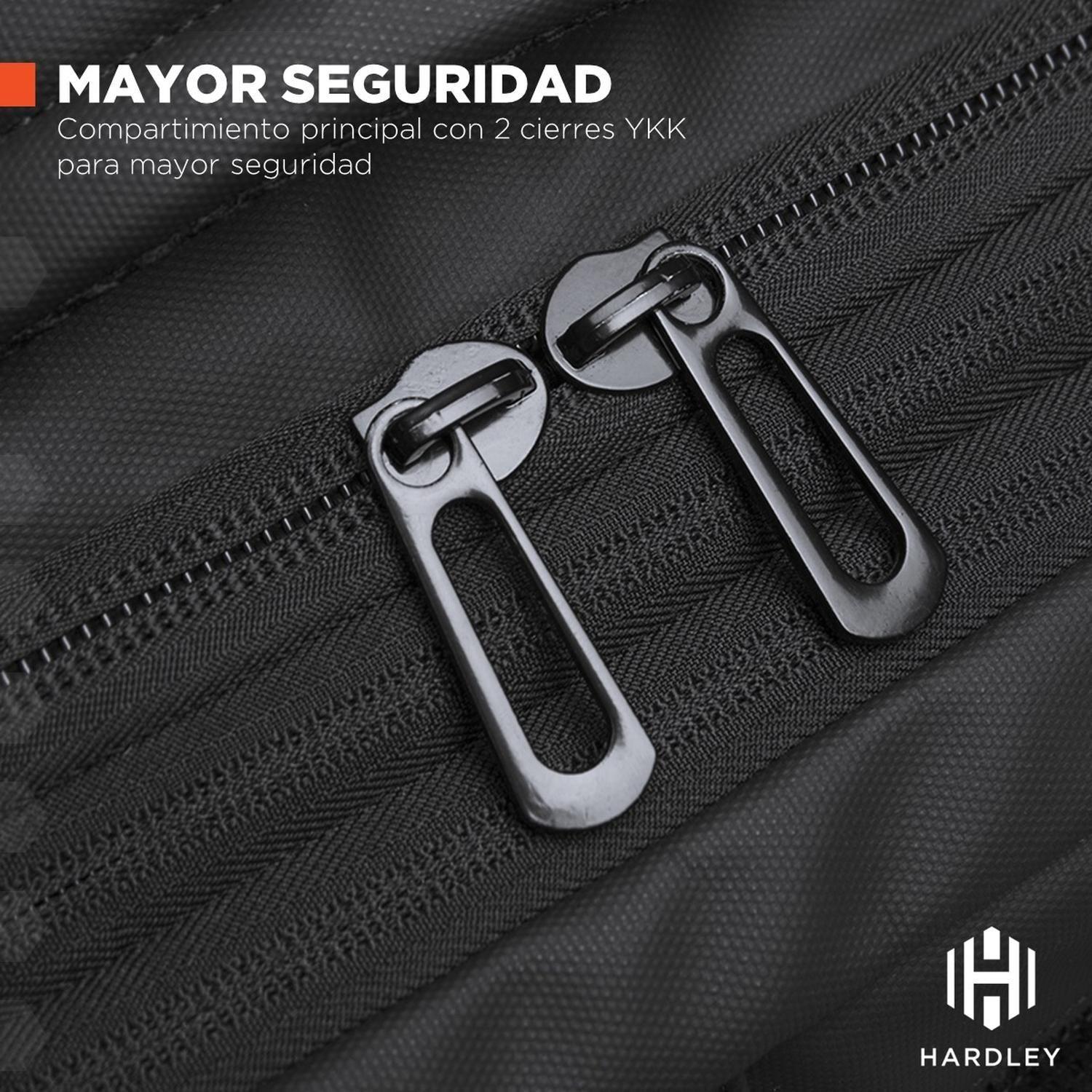 Mochila Viaje Cabina 47L Hardley Nylon Balistico Ajustable-7