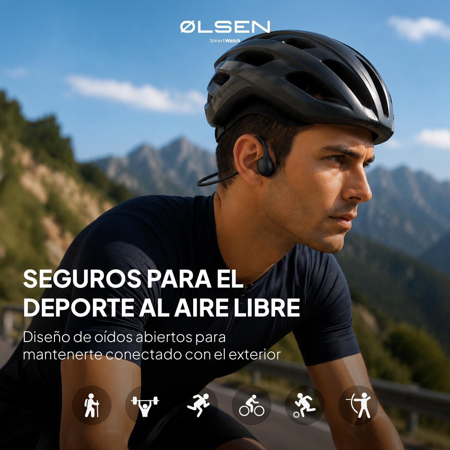 Audifonos Deportivos Olsen Bluetooth Open Ear Neckband-2