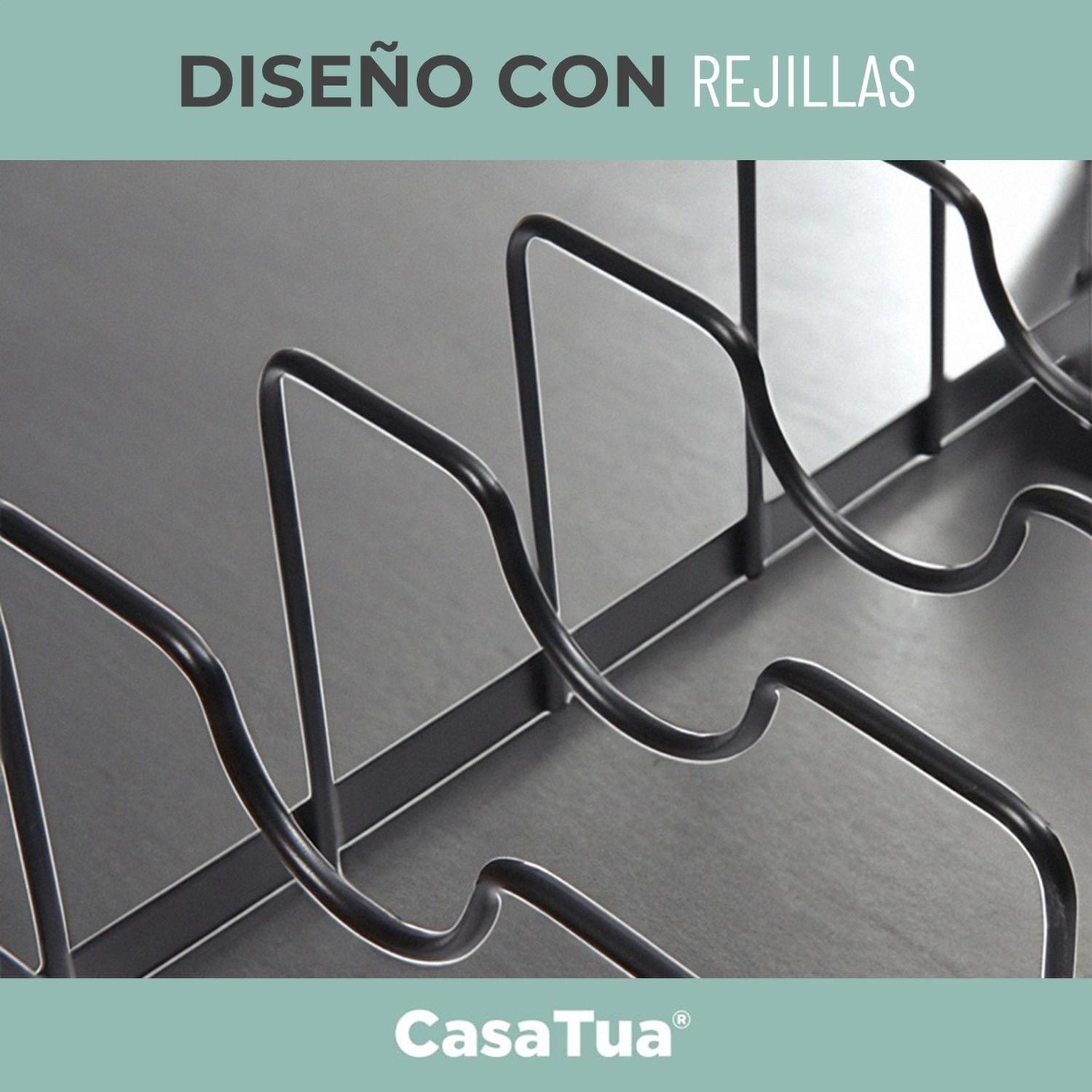 Secaplatos Escurridor Inoxidable Organizador Loza CasaTua-4