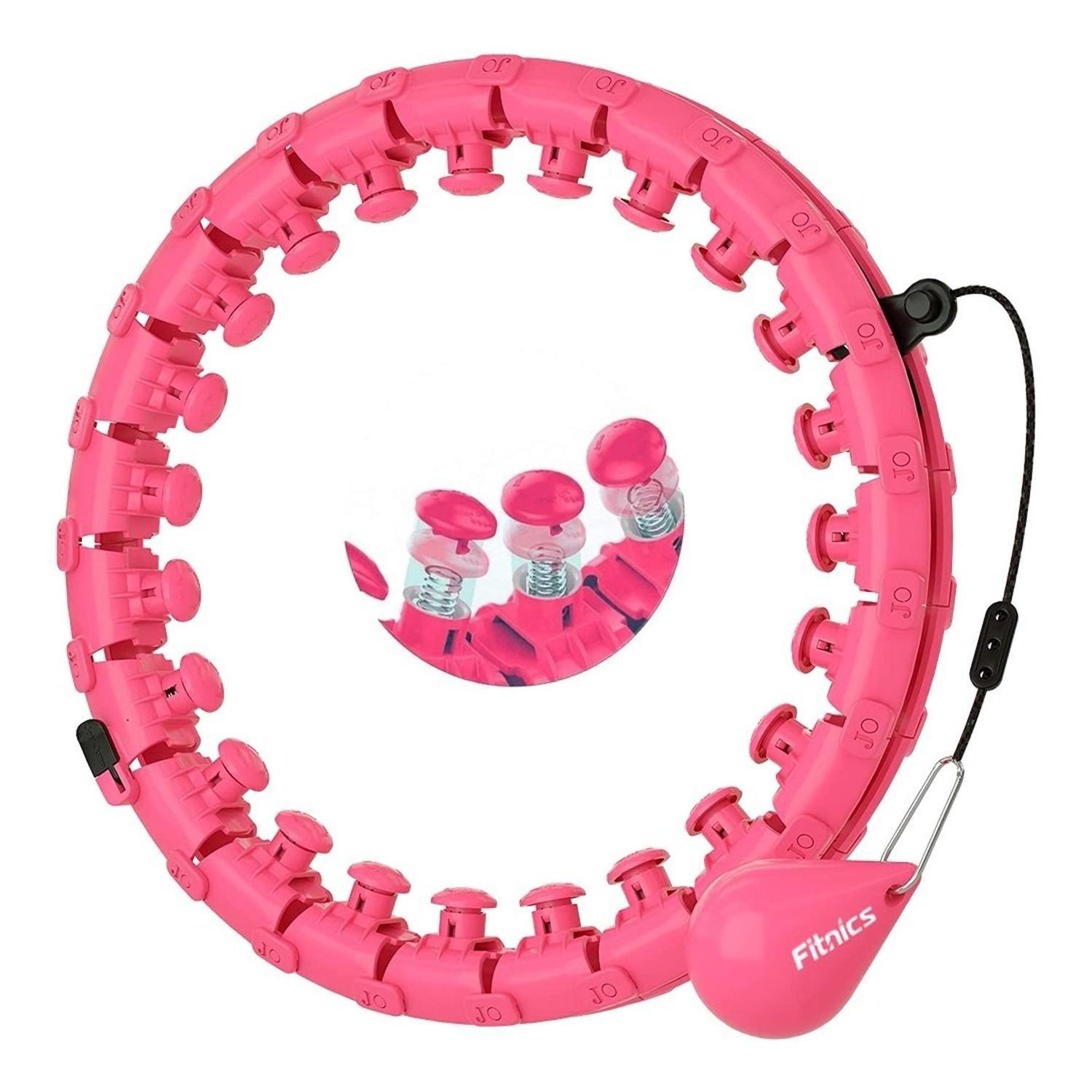 Aro Hula Hoop Ajustable Fitnics Perdida Peso Cintura-0