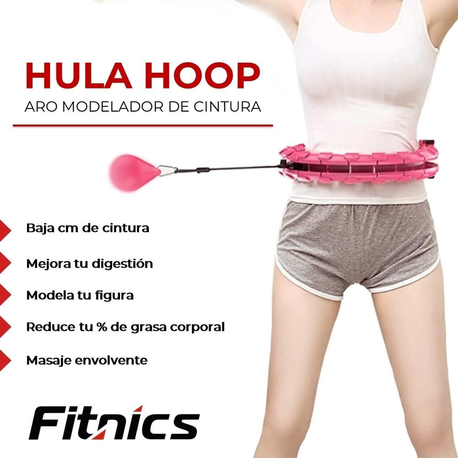 Aro Hula Hoop Ajustable Fitnics Perdida Peso Cintura-2