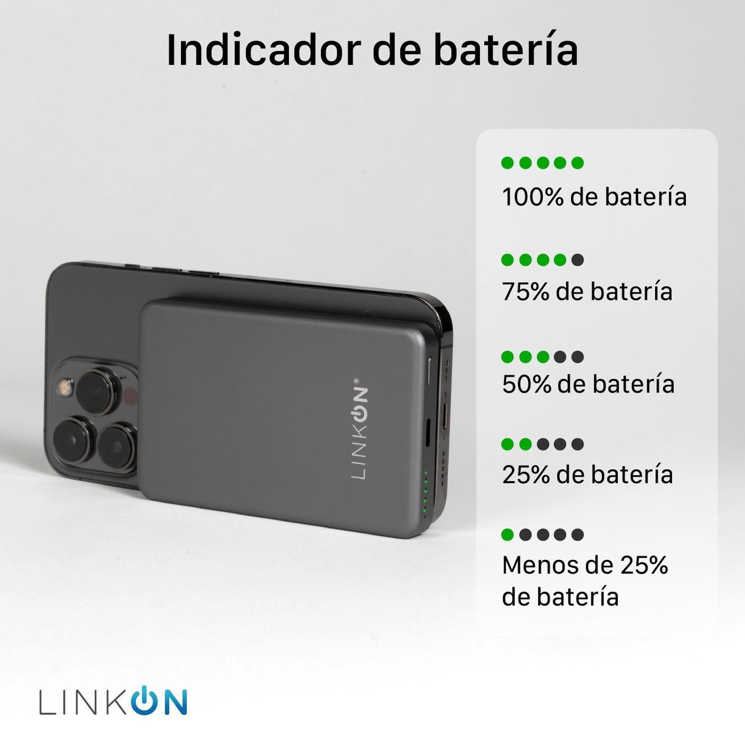 Bateria Externa Cargador iPhone Portatil Linkon Magsafe-6