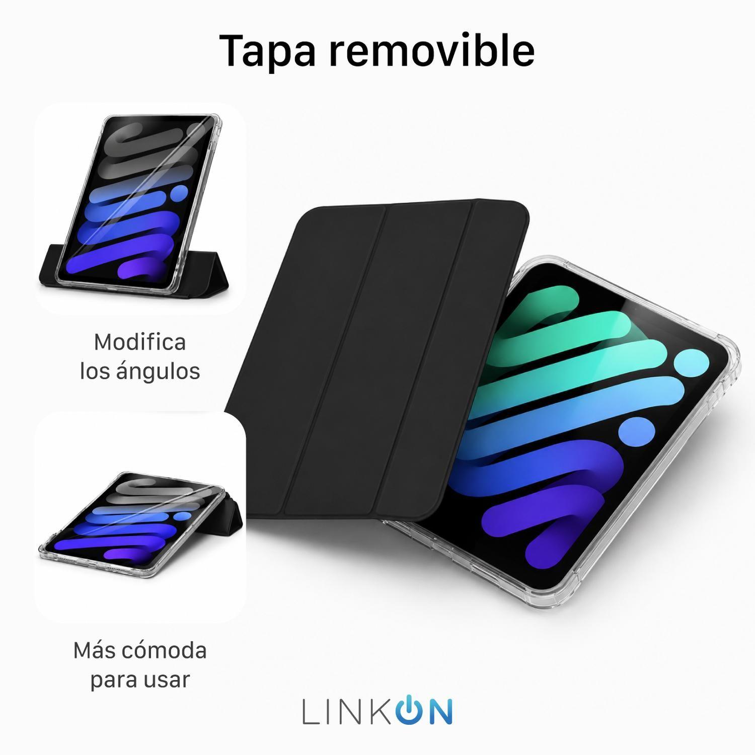 Funda Carcasa Ipad 10 11 A16 Linkon Soporte Tapa Removible-2