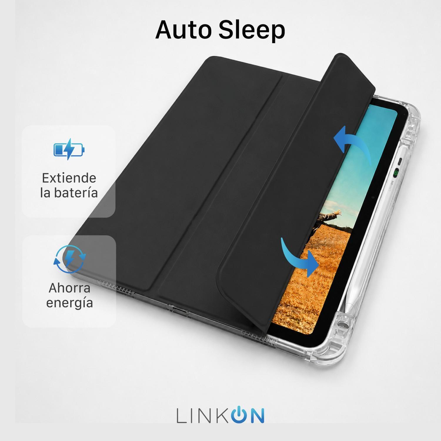 Funda Carcasa Ipad 10 11 A16 Linkon Soporte Tapa Removible-4