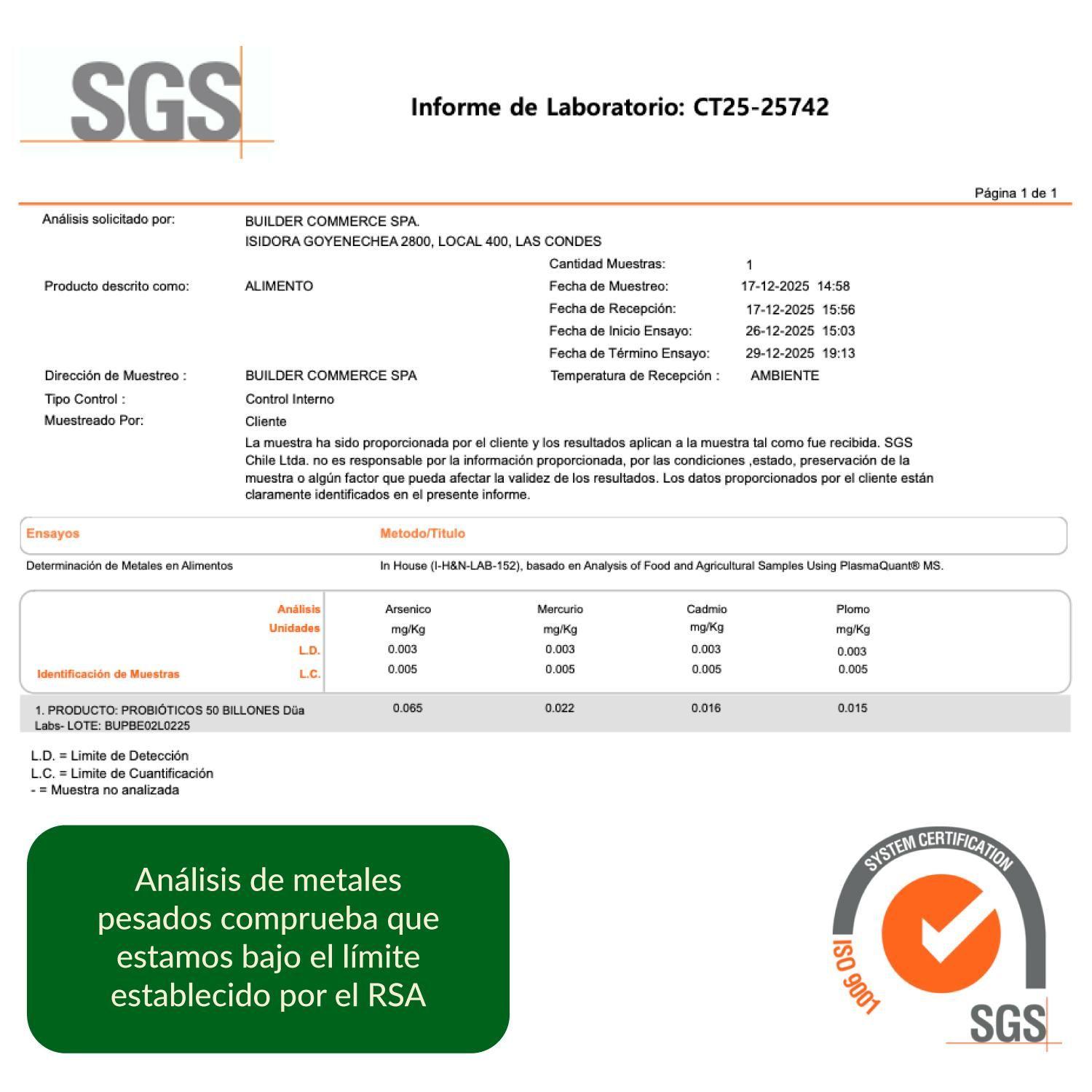 Probioticos 50 Billones Düa Labs® 60 Cápsulas Para 60 días-5