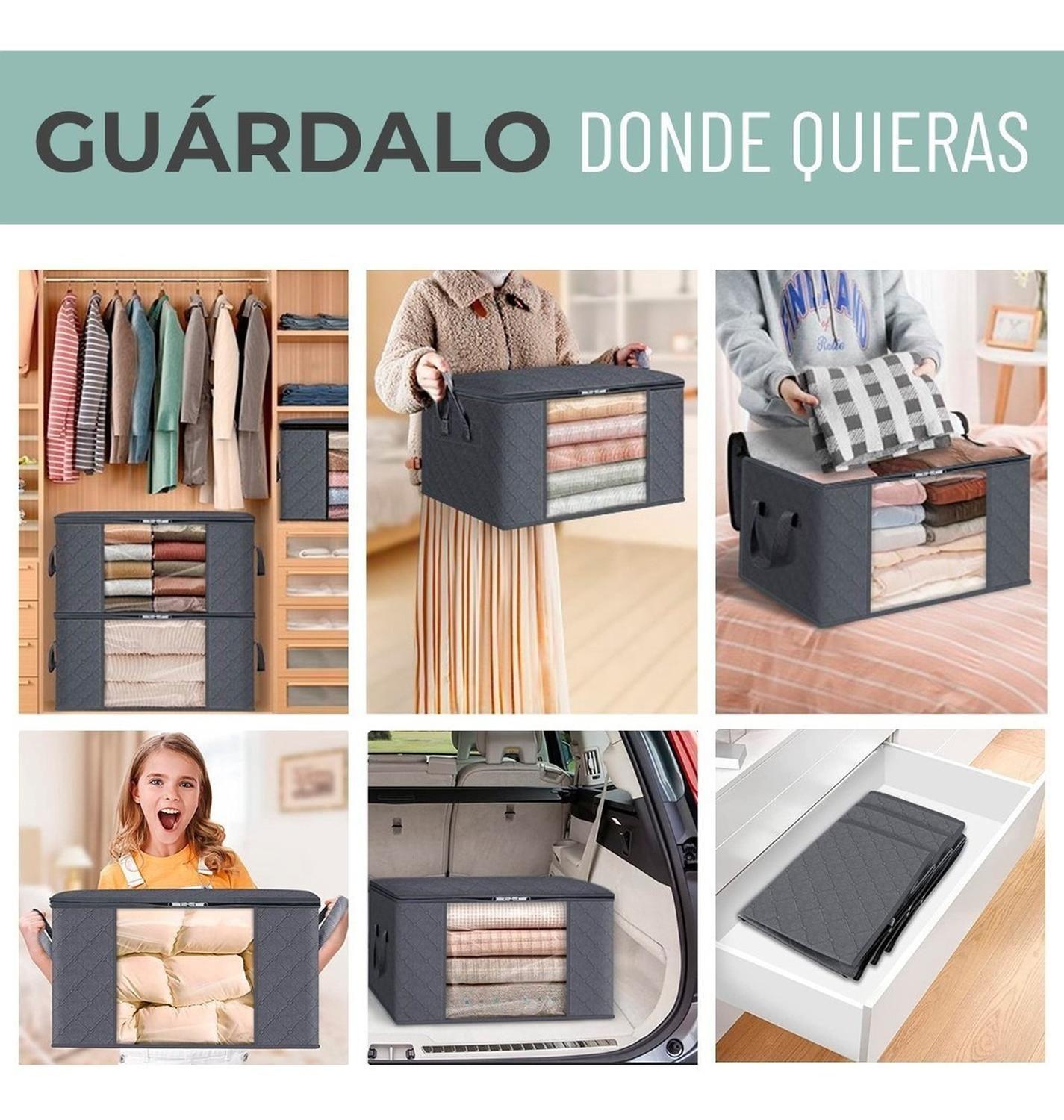 Bolsas Organizador Ropa CasaTua Set 3 Unids Almacenamiento-3