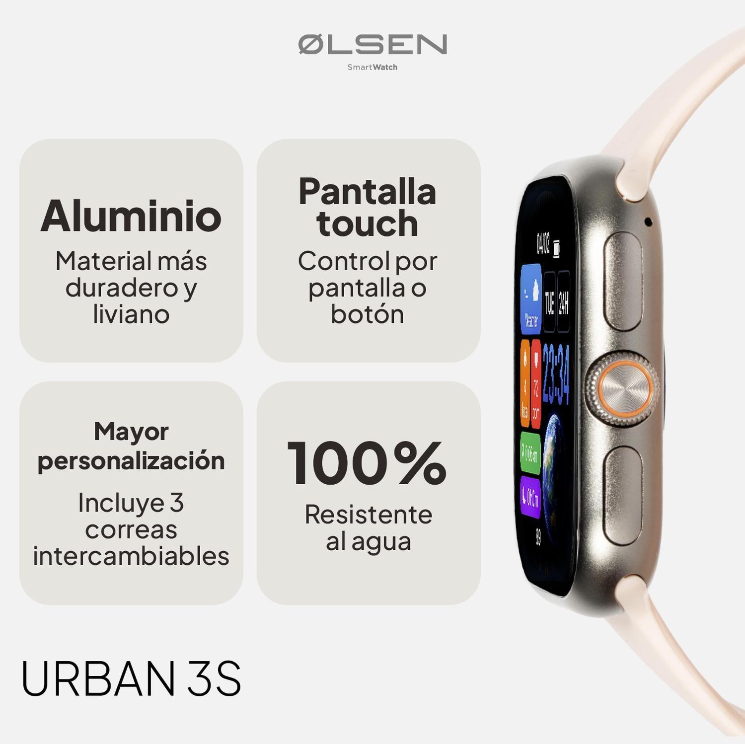 Smartwatch Olsen Reloj Inteligente URBAN Amoled Llamadas BT-4