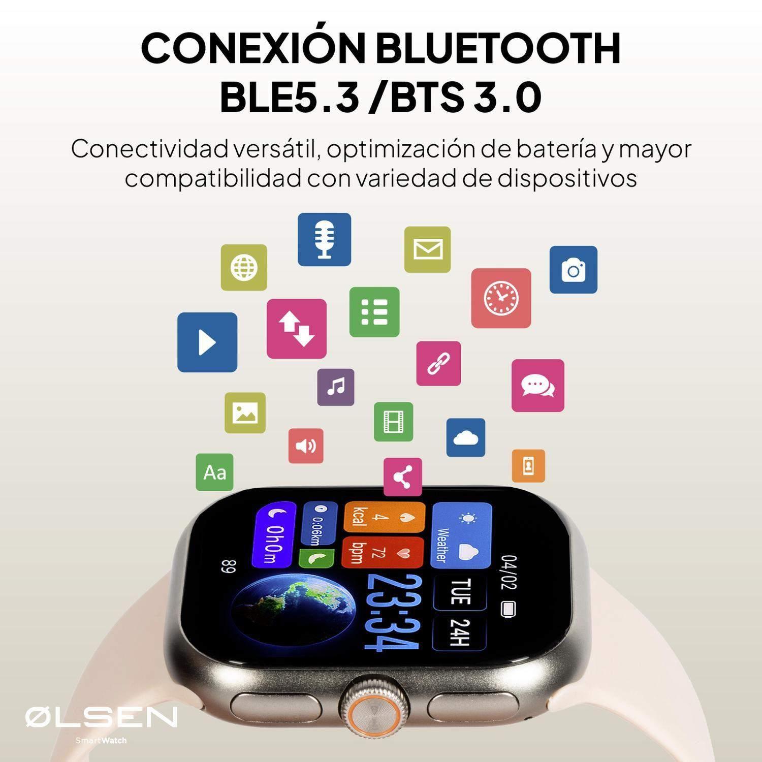 Smartwatch Olsen Reloj Inteligente URBAN Amoled Llamadas BT-7
