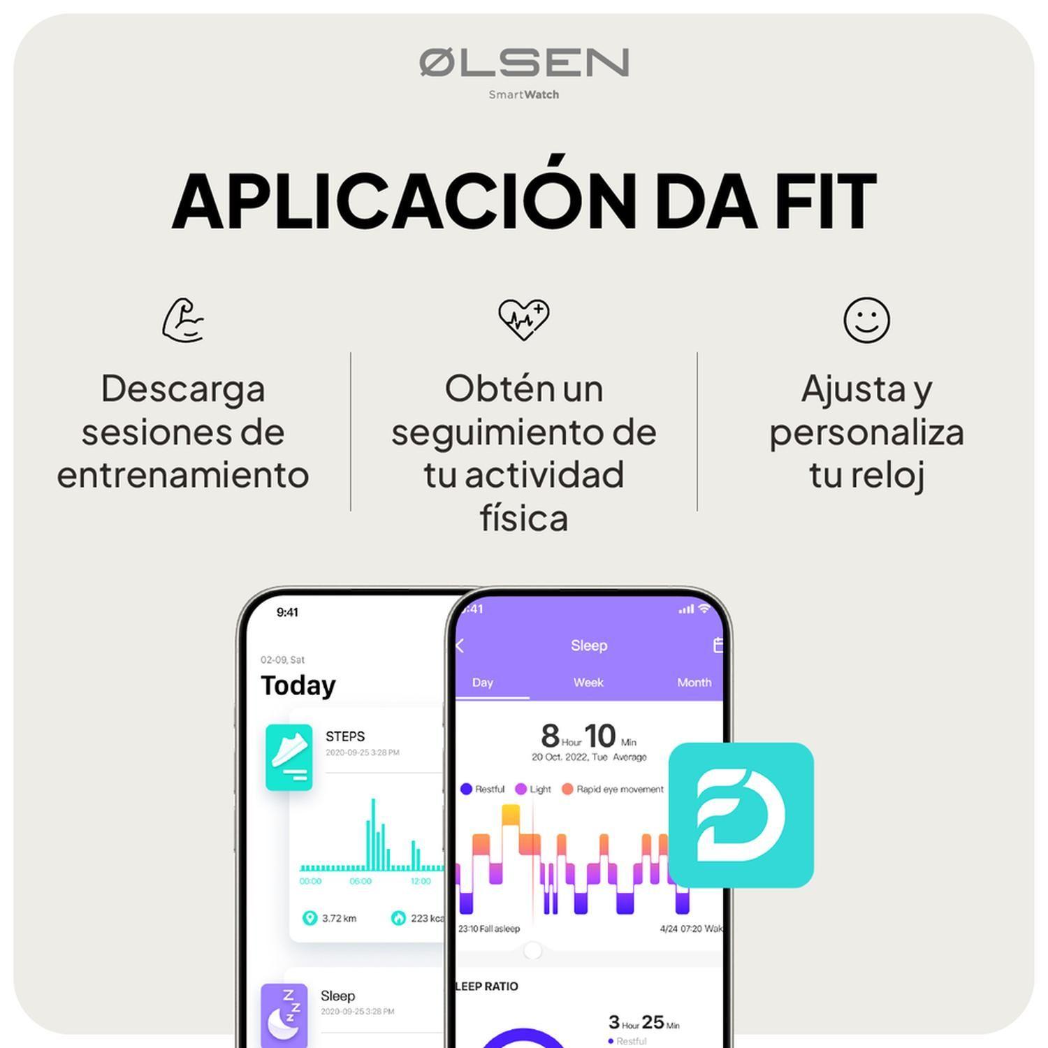 Smartwatch Olsen Reloj Inteligente URBAN Amoled Llamadas BT-9